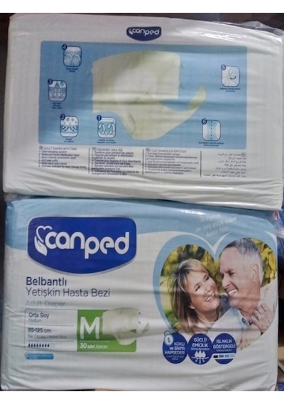 Polyethilen Canped Hasta Bezi Medium 85-125 Cm 2x30 60 Adet M
