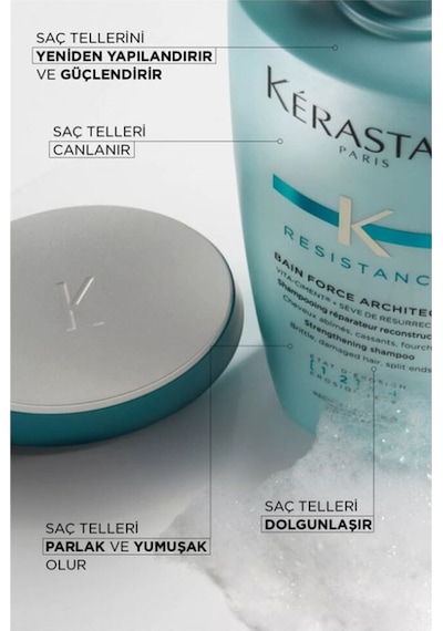 Resistance Bain Force Architecte Onarıcı Şampuan 250 Ml
