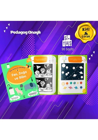 Kivi Çocuk 5+ Yaş Zihin Geliştiren Etkinlikler Fen Doğa Ve Bilim Ktp