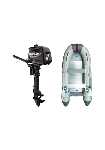 Marinport 3.00 Alüminyum Taban Şişme Bot + Mercury 6 Hp Deniz Motoru