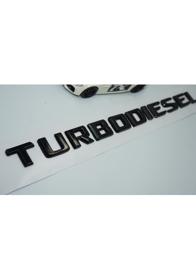 Dk Tuning Turbodiesel Bagaj Siyah Abs Yazı Logo Amblem Benz İle U