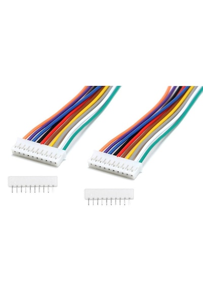 5 Adet 2mm 10 Pin Çift Taraflı Jst Ph Konnektör 10cm Kablolu
