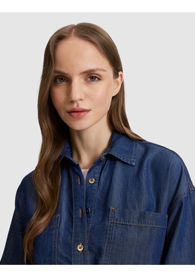 Pierre Cardin Kadın Koyu Mavi Gömlek Jean 50324929-vr032