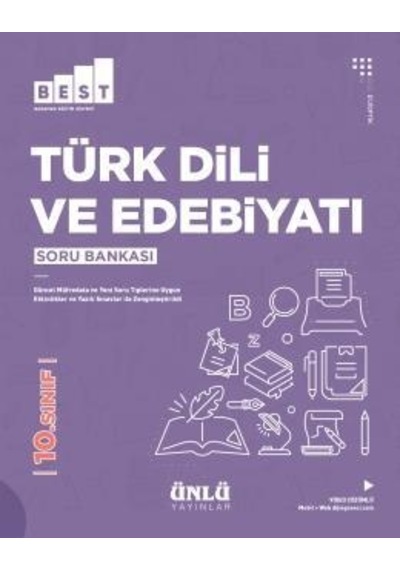 10.Sınıf Türk Edebiyatı Soru Bankası Best - Ünlü Yayınları