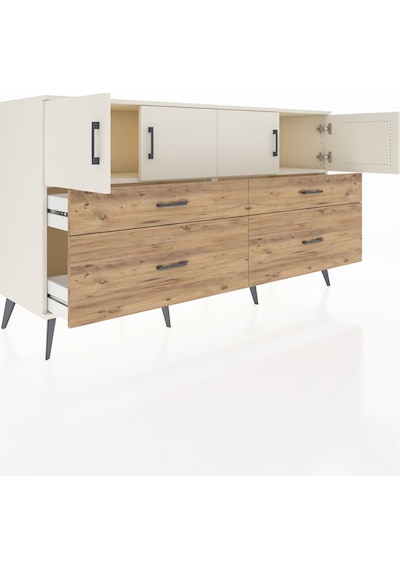 Hyperion Konsol 2 Raflı 4 Çekmeceli 4 Kapaklı 176x44x99 Aytaşı-ay Aytaşı-aytaşı/çam Hyperion Konsol 2 Raflı 4 Çekmeceli 4 Kapaklı 176x44x99 Aytaşı-ay Aytaşı-aytaşı/çam