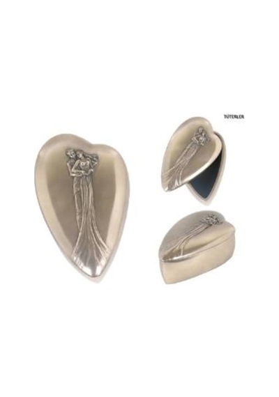 Veronese Serisi-Wise Mücevher Kutusu-MÜCEVHER KUTUSU-3,5*11*6 CM Gümüş