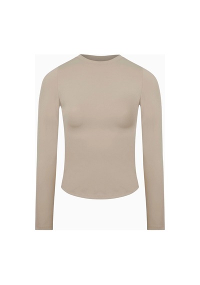 Because Of Alice Base Sculpting Long Sleeve Top Uzun Kollu Şekillendirici Kadın Üst Bej