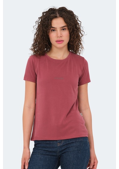 Slazenger Paytons Kadın Bordo Tişört Bordo