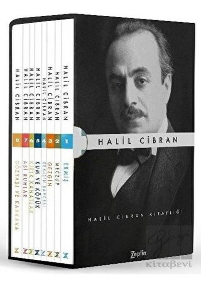 Halil Cibran Seti-8 Kitap Takım Kutulu - Halil Cibran - Zeplin Kitap