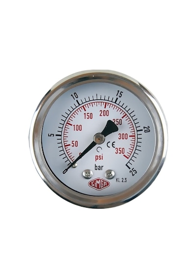 Simga 0-4 Bar Çap Ø52 MM Pano Tip Kuru Manometre
