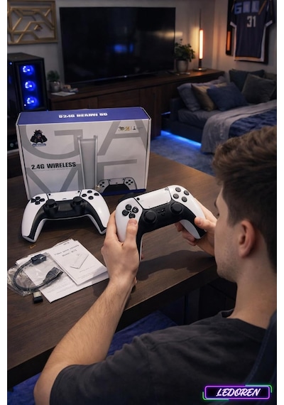 L'edoren M15 4k Hd Emuelec Retro Game Stick Atari Oyunları +20000 Oyunlu Konsol Nostalji Standart İle Uyumlu