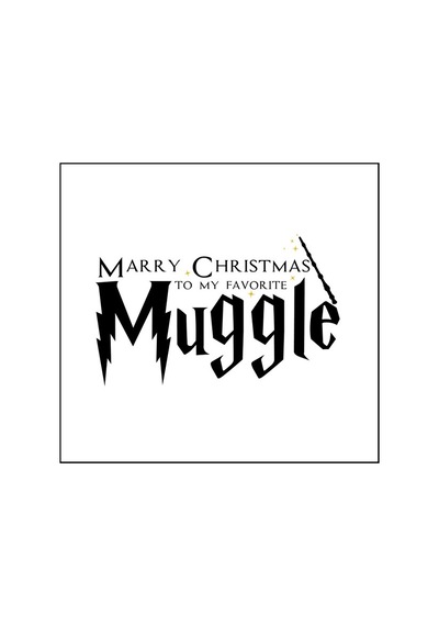 Mini Things Art Harry Potter Temalı Christmas-yeni Yıl Tebrik Kartı