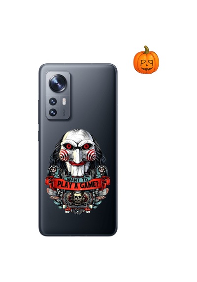 Dali Design Xiaomi Mi 12 Lite Uyumlu Şeffaf Kılıf Horror 7 Tasarımlı