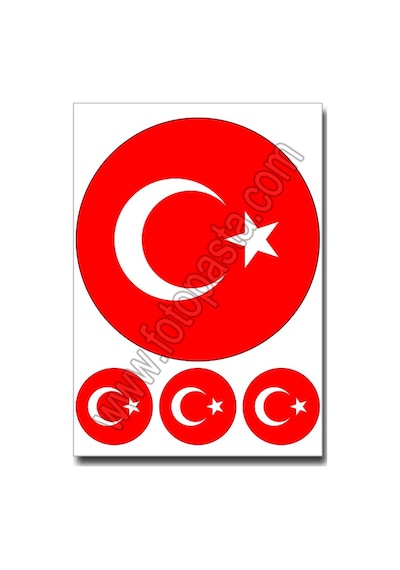 Türk Bayrağı Yenilebilir Resim Baskısı 04