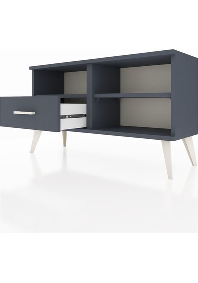 Arges Şifonyer 2 Raflı Tek Çekmeceli 88x30x48 Antrasit-antrasit Antrasit Arges Şifonyer 2 Raflı Tek Çekmeceli 88x30x48 Antrasit-antrasit Antrasit