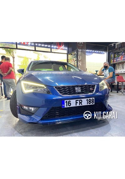 Kit Garaj Leon Mk3 Fr 2013-2016 Dinamik Ön Ek Plastik Boyasız
