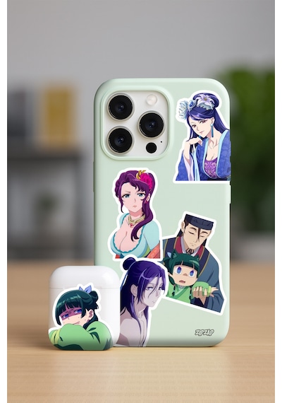 Kusuriya No Hitorigoto The Apothecary Diaries Anime Yapışkanlı Folyo Sticker Paketi 25 Adet Çok Renkli