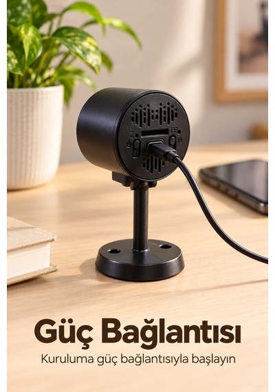 Kablosuz Ağ Bağlantılı Ayaklı Güvenlik Kamerası - Lisinya Belirtilmemiş