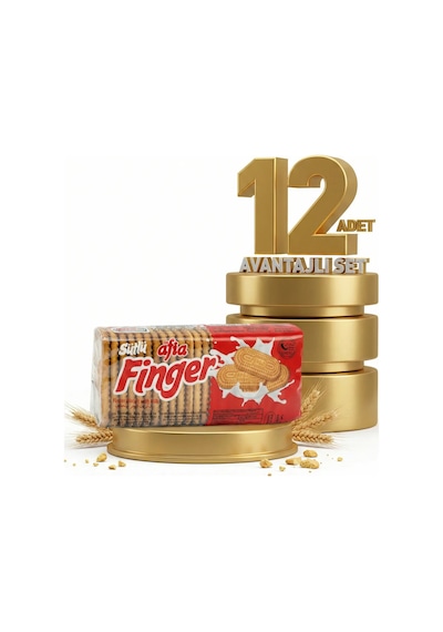 Afia Sütlü Finger Bisküvi 12x140 Gr