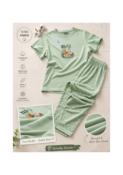 Uğur Bebe Mihra Kadın Kısa Kollu , Uzun Alt , Yeşil Pijama Takımı %100 Pamuk Yumuşak Dokulu Nefes Alan Ev Giyimi Yeşil Yeşil Uğur Bebe Mihra Kadın Kısa Kollu , Uzun Alt , Yeşil Pijama Takımı %100 Pamuk Yumuşak Dokulu Nefes Alan Ev Giyimi Yeşil Yeşil