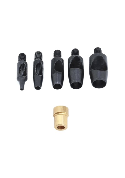 1mm, 3mm, 5mm, 7mm, 9mm Deri, El Pres Makinesi İçin Kumaş Delik Delme Aletleri