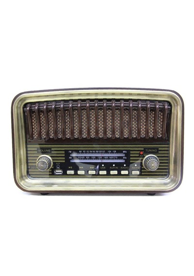 Crown Well Radyo Ahşap Pikap
