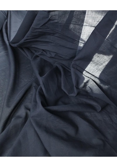Lacivert Pamuk Vual 145x350cm-10700 Lacivert