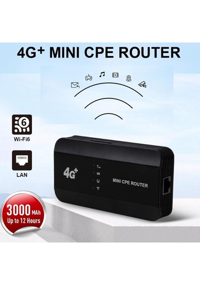 4g Mini Cpe Router, Sim Kart Yuvası İle C Tipi Şarjlı, Gigabit Ethernet Yönlendirici Rj45 Portulu
