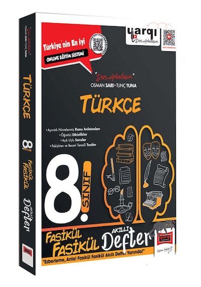 Yargı Ders Arkadaşım 8.sınıf Türkçe Fasikül Fasikül Akıllı Defter
