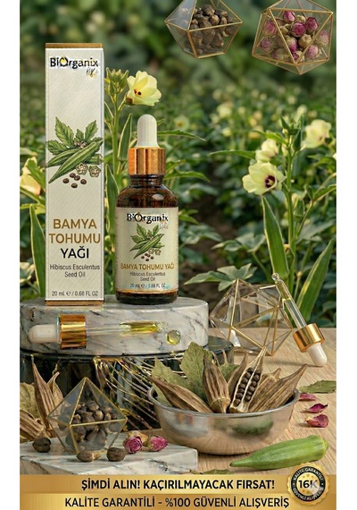 Life Bamya Tohumu Yağı 20 Ml - %100 Doğal Soğuk Sıkım -