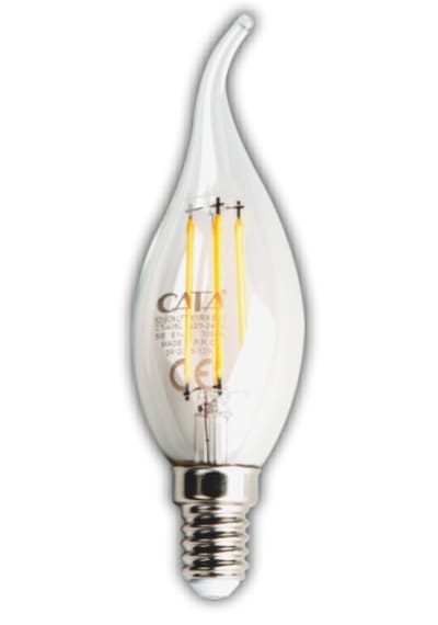 5 Adet Cata Ct 4064 Kıvrık Led Rustik Ampul 7w 3200k Gün Işığı E14 Duy