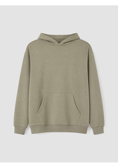 LC Waikiki Lc Waıkıkı Haki Kanguru Cepli Erkek Hoodie