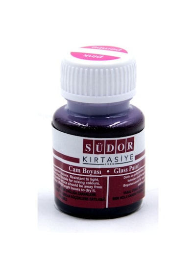 Cam Boyası 25 Ml 1 Adet Südor Pembe