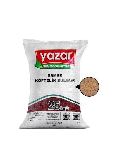Yazar Esmer Köftelik Bulgur 25 KG