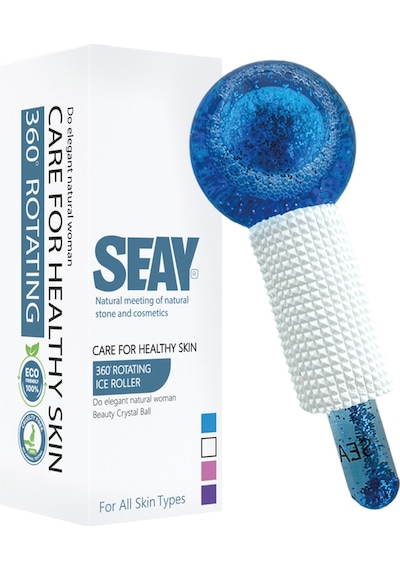 Seay Ice Globe Buz Küresi Soğuk Terapi Topu Masaj Aleti Mavi
