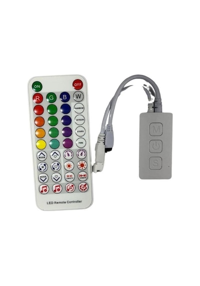 Ws2811-ws2812 Adreslenebilir Argb Pixel Led Kontrol Cihazı Sp611e Bluetooth Müzik Denetleyicisi Rastgele Renk