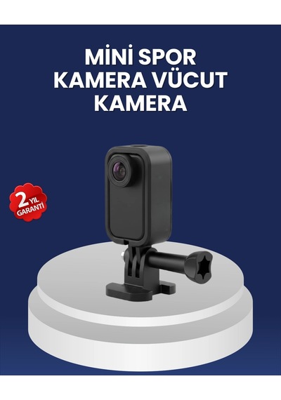 Vlog, Seyahat Ve Günlük Video Çekimleri İçin Mini Kamera -