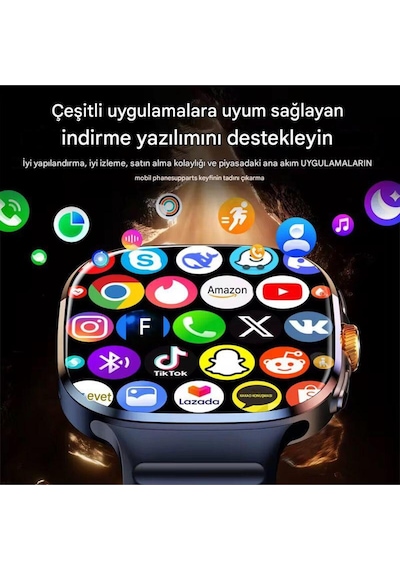 5g Android Akıllı Saat Sım Kartlı Wifi Nfc Gps Amoled Ekran Spor Ve Sağlık Tracker