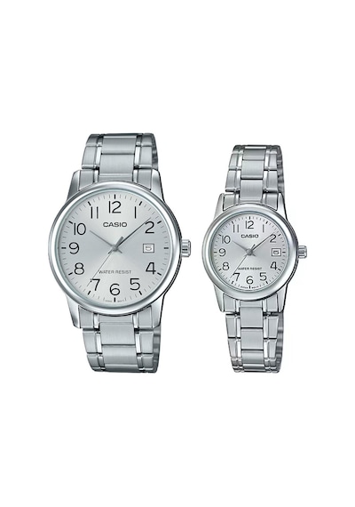 Casio Mtp-ltp-v002d-7budf Çift Kol Saati Kadın-erkek Metalik
