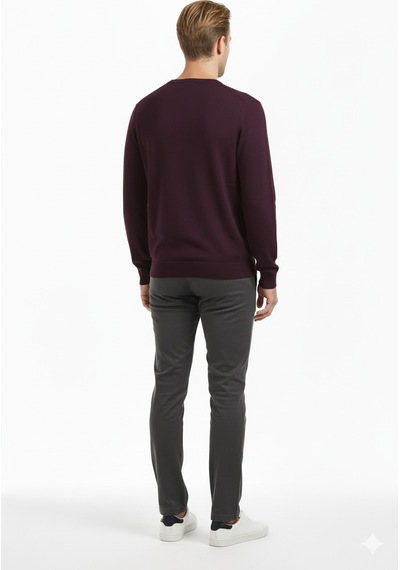 Legato Erkek Triko 6410 Vişne
