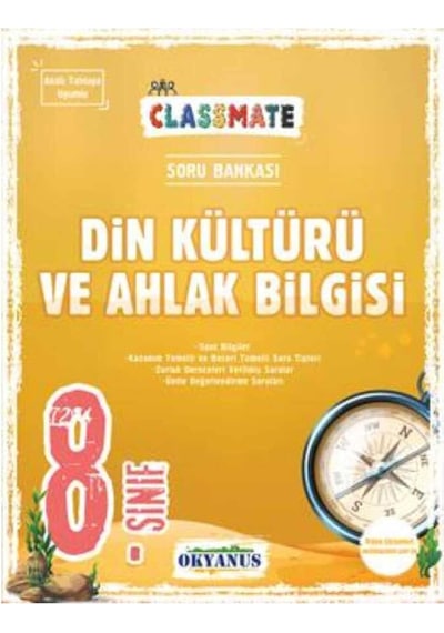 8 Sınıf Classmate Din Kültürü Soru Bankası Okyans