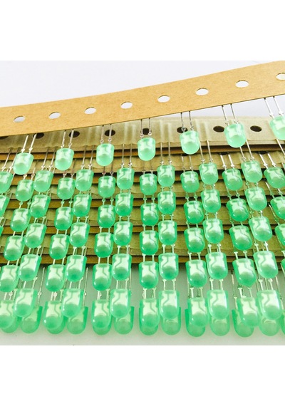 5Mm Oval Bacaklı Yeşil Led Diyot - Toyoda Gosei Marka - 2000 Adet