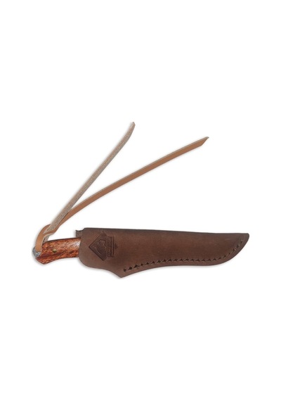 Puma Sgb Caping Kamp Bıçak, Wood With Leather Sheath Çok Renkli
