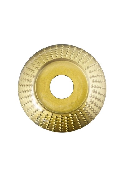 Troy 25073 Avuç Taşlamalar İçin Ahşap Törpü Diski, Yarı Küre, 84mm