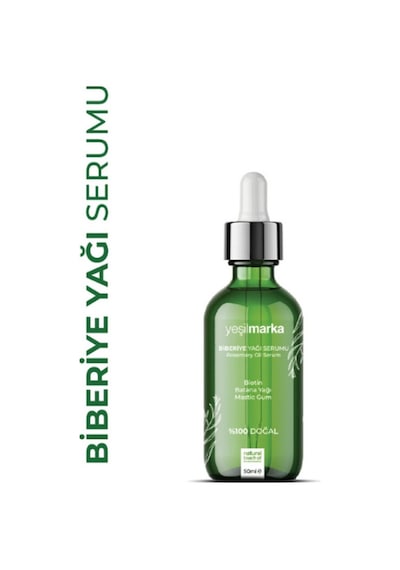 Doğal Biberiye Yağı - Saç Dökülmesi Ve Cansız, Güçsüz Saçlar İçin Saç Bakımı Serumu 50 Ml