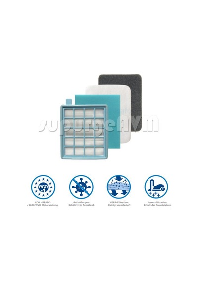 Philips Uyumlu Fc 8478/91 Powerpro Compact Hepa Filtre Seti 02