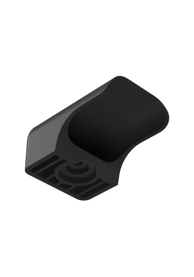 Cateksss 25x50 Mm Elips Ayarlı Yan Izgara Pabuç Ral7035 - 22 Li Paket Gri