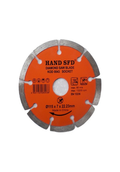 Mermer Granit Beton Turbo Elmas Testere Kesici 115mm