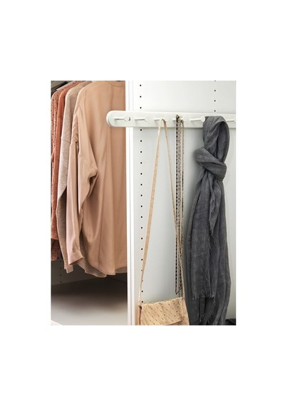 Ikea Komplement Çekilebilir Askı, Beyaz, 58 Cm