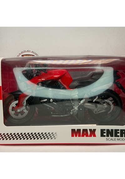 Bmw R1800c Kırmızı Model Motosiklet 1:12 Ölçekli Hediyelik Koleksiyon